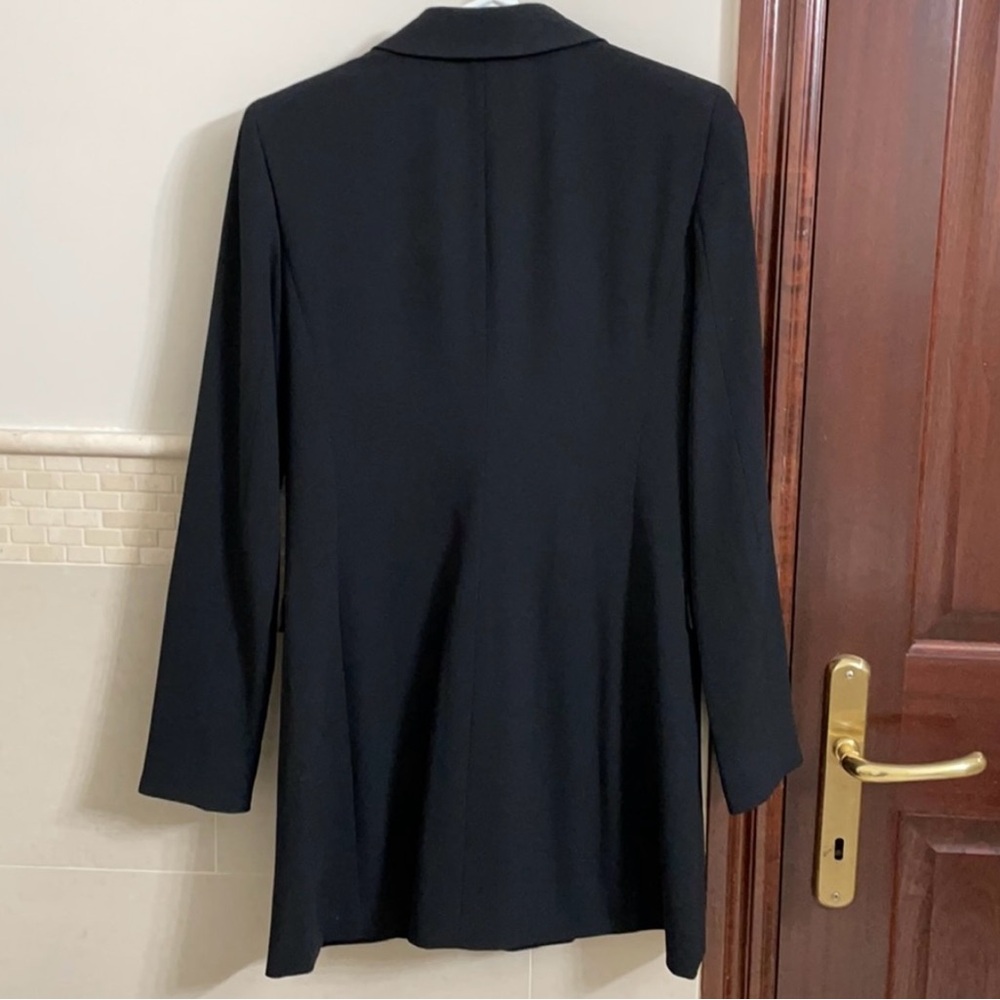 Babaton Black Double Breasted Amell Blazer Dress - Size 2 - Picture 8 of 11